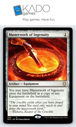 Commander: Adventures in the Forgotten Realms #209 Masterwork of Ingenuity - Image 1