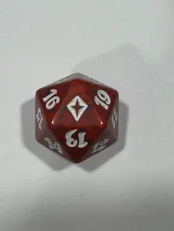 WWK Worldwake Red Spindown Dice Die D20 - MTG Magic: The Gathering - Image 1