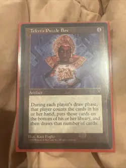 1996 Magic The Gathering Visions Vintage Teferis Puzzle Box - Image 1