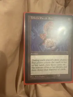 1996 Magic The Gathering Visions Vintage Teferis Puzzle Box - Image 3