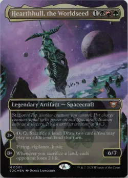 Hearthhull, the Worldseed (Borderless) - FOIL M Commander: Edge of Eternities 1 - Image 1