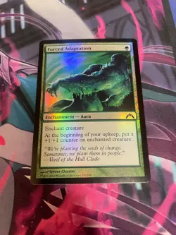 MTG - FORCED ADAPTATION - COMMON - FOIL - NM - GATECRASH - Image 1