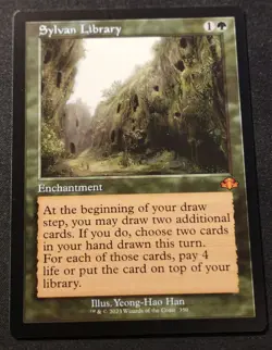 Sylvan Library - Retro Frame - DMR - MTG - EN - NM - 350 - Image 1