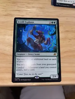 Near Mint Icetill Explorer EOE 0192 NM Magic MTG Regular Rare 2A - Image 1