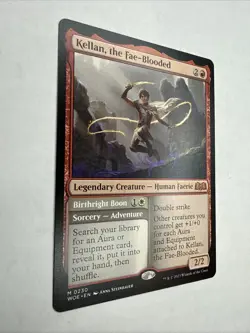 MTG Wilds of Eldraine Kellan the Fae Blooded 230 Regular Mythic NM - Image 2