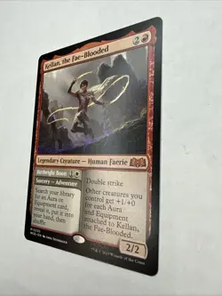 MTG Wilds of Eldraine Kellan the Fae Blooded 230 Regular Mythic NM - Image 3