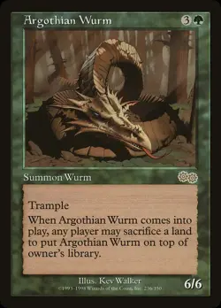 Argothian Wurm (USG-236) - Urza's Saga - Image 1