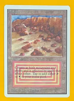 MTG PLATEAU Unlimited (OldManMTG 013-246) - Image 1