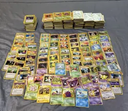 VTG Pokemon MASSIVE COLLECTION LOT 1300+ Common Uncommon All PRE 2004 Base Set - Image 1