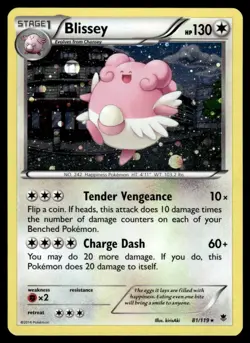 2014 XY - Phantom Forces Blissey Stage 1/Rare #81 - Image 1