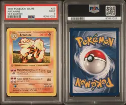 Pokemon Arcanine Base Set Shadowless 1st Edition - PSA 9 GREY GRAY stamp - Image 3