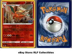 2022 Pokemon, Pokemon GO, #010/078 Charizard, Reverse Holo Rare - Image 1