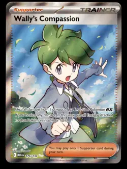 Wally's Compassion 176/132 MEG Mega Evolution Pokemon Near Mint - Image 1
