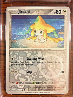 Jirachi Reverse Holo Common #098 - CGC GEM MINT 10 - Stellar Crown - Pokemon TCG - Image 2