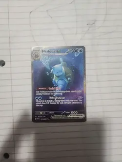 Pokemon Blastoise EX 200/165 Special Illustration Rare SV Scarlet & Violet 151 - Image 1