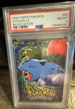 Ivysaur #E2 of 12 - 1999 Topps Pokemon - Movie Edition - Image 1