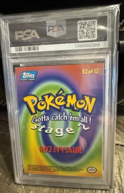 Ivysaur #E2 of 12 - 1999 Topps Pokemon - Movie Edition - Image 2