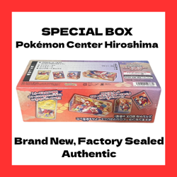Pokemon Center Hiroshima Exclusive Special Box Pikachu Promo Included - Image 2