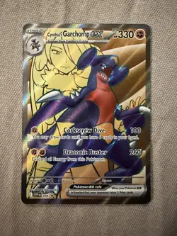 Pokemon TCG - Cynthia's Garchomp ex 204 - Scarlet & Violet Black Star Promo - Image 2