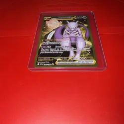 Team Rockets Mewtwo ex 240/182 GOLD RARE 2025 TCG Pokemon Destined Rivals F.P. - Image 2