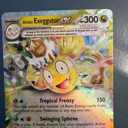 2024 Pokemon Surging Sparks Double Rate Alolan Exeggutor EX 133/191 - NM - Image 2