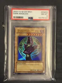 Dark Magician RP01-EN003 Retro Pack Unlimited PSA 8 - Image 1