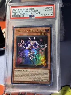 Yu-Gi-Oh! Maliss P White Rabbit CRBR-EN015 1st Ed. PSA 10 PLEASE READ DECEPTION - Image 1