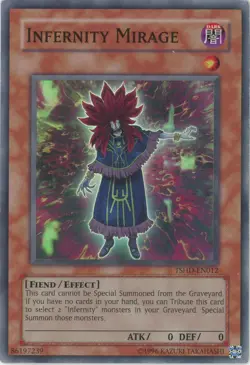 Yugioh Infernity Mirage TSHD-EN012 Super Rare LP - Image 1