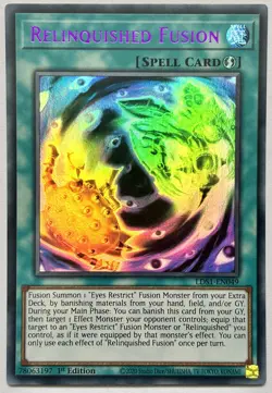 LDS1-EN049 Relinquished Fusion - Purple Ultra Rare 1st Edition Near Mint YuGiOh - Image 1