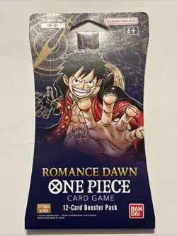 ONE PIECE OP-01 ROMANCE DAWN PRE-ERRATA SLEEVED PACK FACTORY SEALED - Image 1