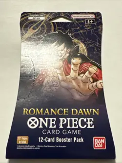 ONE PIECE OP-01 ROMANCE DAWN PRE-ERRATA SLEEVED PACK FACTORY SEALED - Image 3