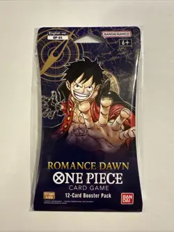 ONE PIECE OP-01 ROMANCE DAWN PRE-ERRATA SLEEVED PACK FACTORY SEALED - Image 5