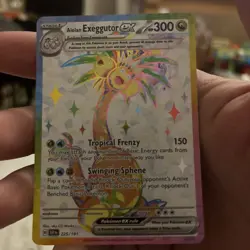 Pokemon Card Alolan Exeggutor ex 225/191 Full Art Surging Sparks Near Mint - Image 1