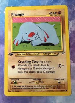 Vintage *1st Edition*Phanpy - Neo Destiny 1st Edition 76/105 Pokemon Card NM - Image 1