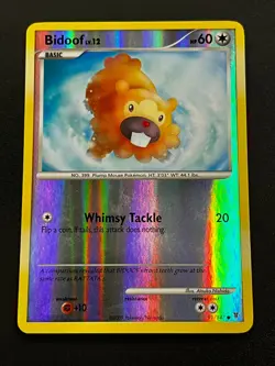 Bidoof 91/147 - Supreme Victors Reverse Holo Pokemon TCG Card LP - Image 1