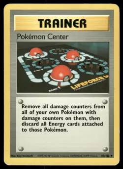 Pokemon Cards Pokemon Center 85/102 UNLIMITED Base Set WOTC Uncommon LP - Image 1
