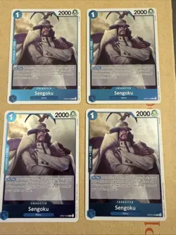 ONE PIECE CARD GAME-0P07-046-R-SENGOKU- X 4 - NM/MT-PLAYSET - Image 1