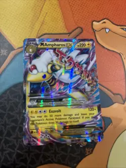 Pokemon TCG Mega Ampharos EX Ancient Origins Ultra Rare Card 28/98 - Image 1