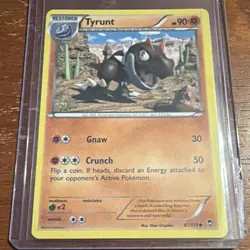 Tyrunt 61/111 XY - Furious Fists Regular Uncommon Restored Pokemon TCG Card - Image 1