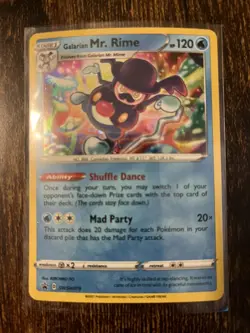 Galarian Mr. Rime SWSH079 - NM Holo Black Star Promo - Pokemon Card - Image 1