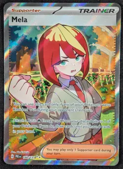 Mela 2025 Prismatic Evolutions Full Art Ultra Rare Pokemon Card 140/131 (NM) - Image 1