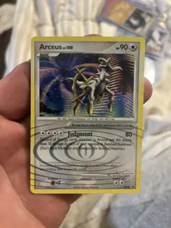 Arceus Pokemon TCG Arceus Diamond & Pearl Black Star Promo DP50 Holo Card 2009 - Image 1