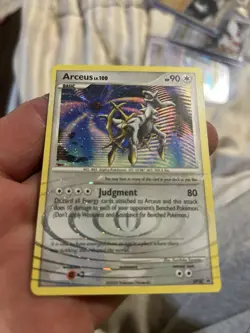 Arceus Pokemon TCG Arceus Diamond & Pearl Black Star Promo DP50 Holo Card 2009 - Image 2