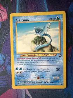 Articuno 48 Black Star Promo WOTC BSP Non-Holo Pokemon TCG Card NM/LP+ - Image 1