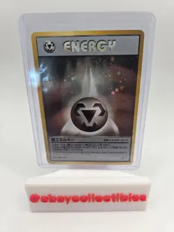 Pokemon Card Pocket Monsters Neo Metal Energy Holo Japanese 2000 - Image 1