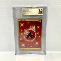 Fire Energy Gold 284/236 - Fusion Strike Graded Pokemon Card - BGS 9.5 (PSA 10) - Image 1