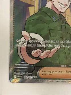 Pokemon Lt. Surge's Bargain Holo Card 170/132 Me01: Mega Evolution NM Condition - Image 5
