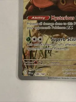 Pokemon TCG Crustle Rare Holo Illustration Card 186/182 Sv10: Destined Rivals NM - Image 5