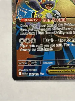 Pokemon TCG M Kangaskhan EX Ultra Rare Holo Card 164/132 Mega Evolution Mint - Image 5