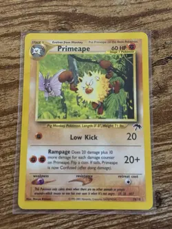 Pokemon Card - Primeape Southern Islands 18/18 Promo - Image 1